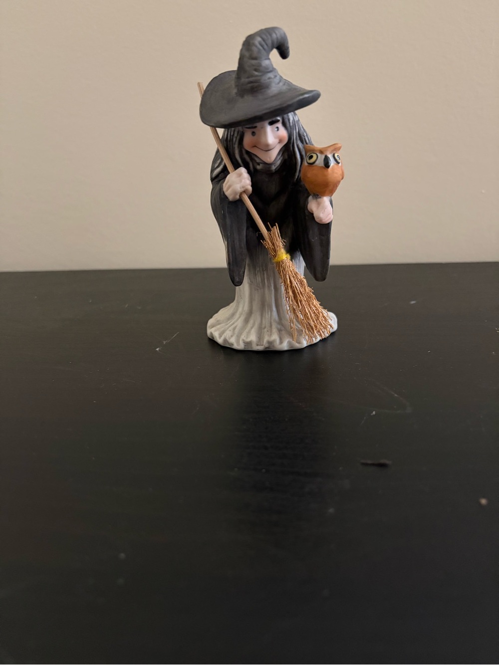 Black & Gray Witch Figurine Halloween decor
